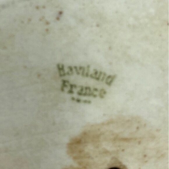 Haviland France Soup Tureen Ladle Ceramic White Vintage - Picture 10 of 15